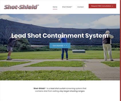 Website Design & Development - Client: Shot Shield